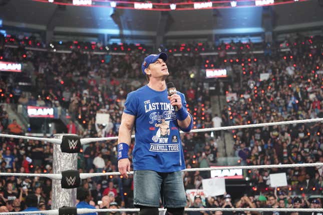 John Cena taking it all in